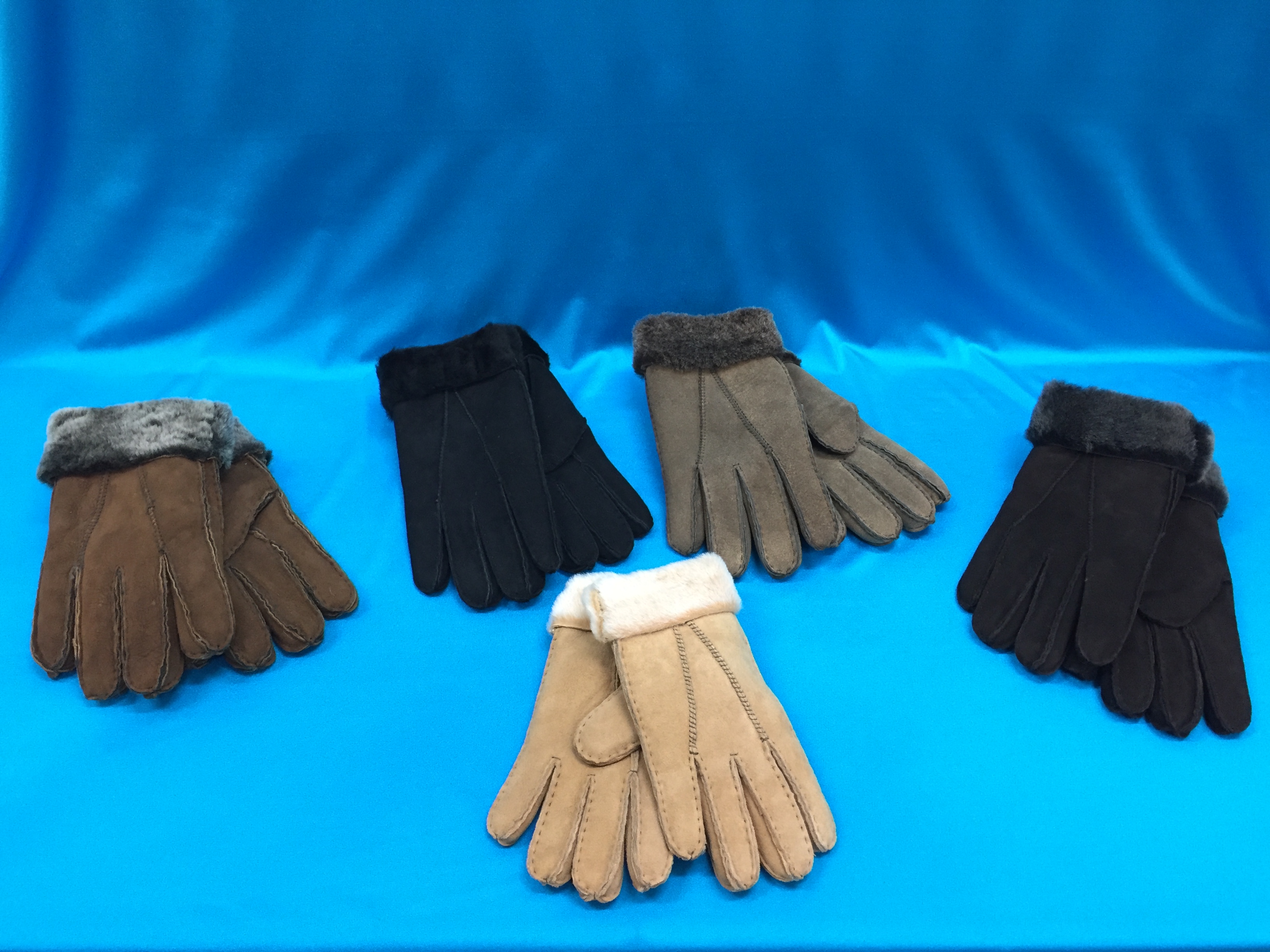 Womens shearling gloves
