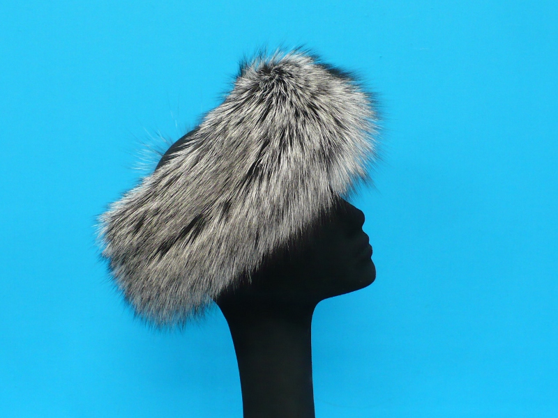 Silver fox headband